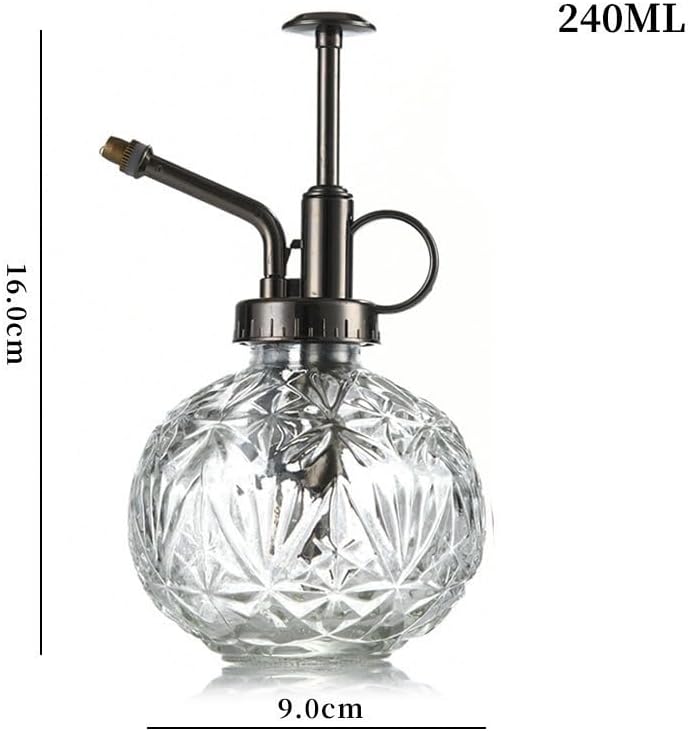 Glass Plant Mister Spray Bottle for Gardening, 8oz, Set of 2 - Image 5