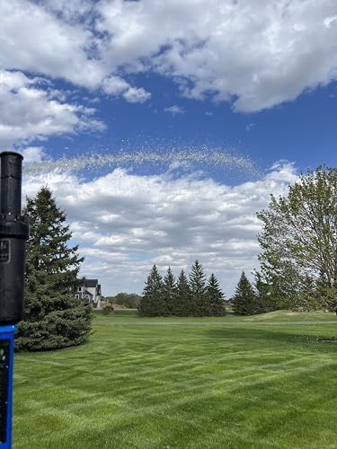 Keyfit Tools Aqua Grande Water Towers (2PK) Sprinklers 19,000+ Sqf Large Area Lawn Yard & Garden 6+ Foot Tall ~Highest Output Largest Area Covered Over 220' Diameter Spray 8GPM Precision Heads - Image 3