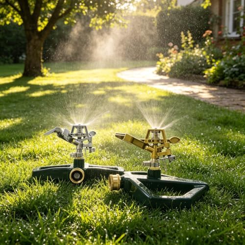 Heavy Duty Metal Pulsating Sprinkler Head, 360 Degree Rotating - Image 6