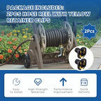 2Pcs Hose Reel Inlet Connectors with Yellow Retainer Clip Part - Image 6