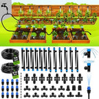 Bonviee Drip Irrigation System Kit for Garden Watering, 230FT Quick Connect by BonvieeDirect