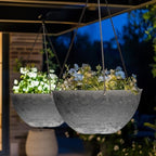 LA JOLIE MUSE Hanging Planter Baskets for Outdoor Plants, Set of 2, 13 Inch - Image 2