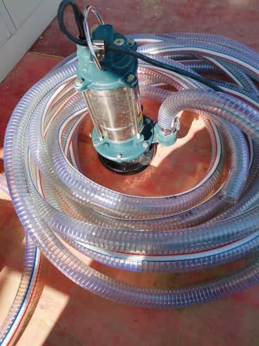 1 1/4 '' ID x 1 1/2 '' OD Heavy-Duty Steel Wire Vacuum Suction Hose, PVC High Pressure UV Chemical Resistant Thick Flexible Vinyl Tubing, Bilge Pump Hose, 32.8FT - Image 5