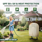 Double sided garden hose bracket cover, suitable for double-sided hose reel brackets that can accommodate 150 feet of hoses - waterproof, UV resistant, extending the service life of water pipes - Image 2