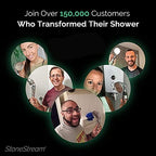 Original StoneStream EcoPower High Pressure Handhled Shower Head + Shower Filter + Wall Adapter Kit - Image 4
