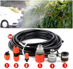 Xiaochen Sprinklers Watering Pipe Fittings 3~10m Micro Drip Irrigation System Greenhouse Lawn Garden Irrigation Atomizing Nozzle Watering Kit Gardening Watering System (Color : 3m Kits) - Image 2