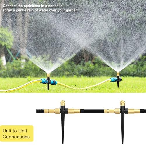 FANHAO Professional Garden Hose Nozzle + 2 Pack Lawn Sprinkler - Image 5