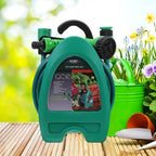 Portable Wall Mounted Hose Reel Set with Adjustable Nozzle for Garden - Image 6