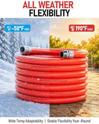 SPECILITE 25FT Hot/Cold Garden Water Hose with Detachable Connector - Image 4