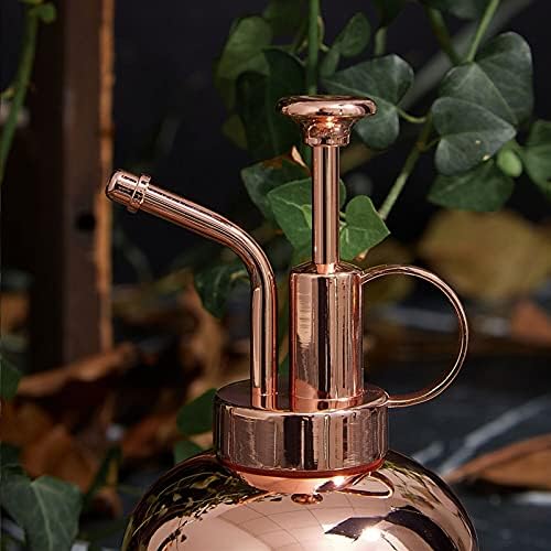 Liudan Watering Can Watering Can For Indoor Plants Mini Vintage Watering Pot Copper Watering Can Flower Watering Bottle for Outdoor and Indoor House Plants Water Can (Color : Gold) - Image 6
