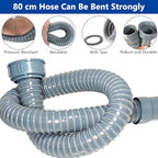 Rain Barrel Diverter Kit, Rainwater Collection System with Adjustable Valve and Hose, Rain Water Diverter for Downspout, Downspout Diverter Fits for Standard Downspouts - Image 4