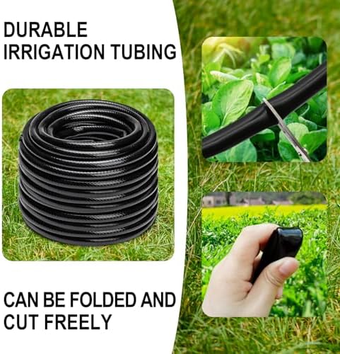 1/2 Inch Drip Irrigation Tubing-98.4Ft/30M Main Tubing Hose for Garden Irrigation System Kit, Plant Watering Irrigation Line Tubing - Image 3