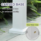 Freestanding Garden Water Column Anti Freeze Outdoor Faucet Post with Brass Tap and Hose Holder Stand with Side Water Inlet(114cm/45in) - Image 6
