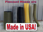 Flexaust T-7W Debris Loader Leaf Vacuum Hose, 10-Inch 10-Foot, Made in USA - Image 3