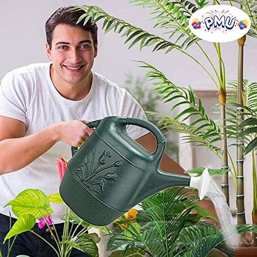 Novelty Classic Watering Plastic Can, Green, 2 Gallon (Pack of 3) - Image 5