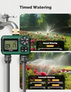 MOES 2 Zone Sprinkler Timer for Garden Hose,Brass Inlet Water Timer - Image 5