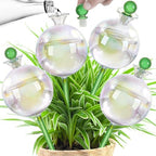 17 oz 2 Weeks Extra Large Plant Watering Globes, Iridescent Glass Self Watering Globes, Self Watering Planter Insert, Automatic Watering Bulbs for Daily or Vacation Use (4 Pack) by JXWENBYX