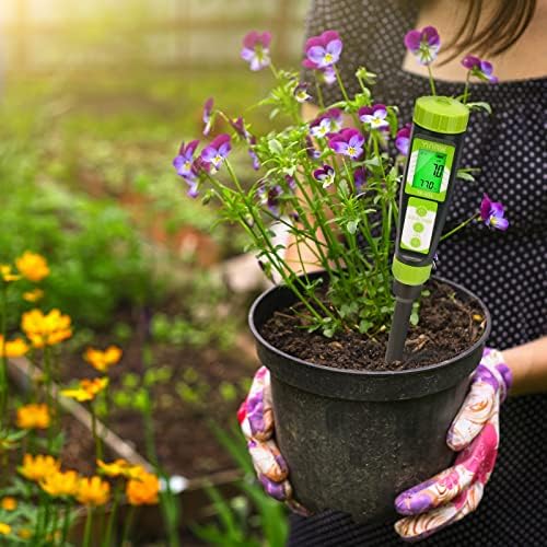 YINMIK Digital Soil pH Meter for Gardeners, Soil Direct pH Tester for Plant Care, Measure pH of Solution Potting Soil Growing Media,Great for Indoor,Greenhouse,Outdoor,Garden, Lawn, Farming, Yard Use - Image 6