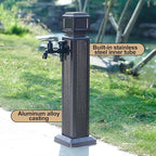 Outdoor Water Column with Faucet, Freestanding Floor Mounted Hydrant Water Tap, Garden Hose Holder with Brass Faucet, Outdoor Water Spigot, Outside Hose Faucet(65cm/26in) - Image 3