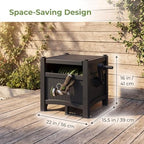 100 Ft Concealed Garden Hose Reel, All Weather Resin Construction - Image 3
