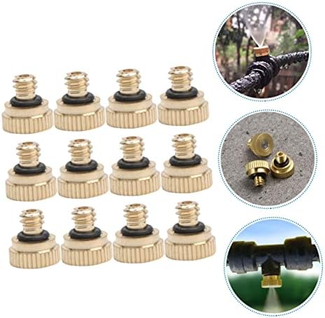 BESPORTBLE 60pcs Brass Misting Nozzle for Low Pressure Hose Sprayer Leak Atomizing Nozzles for Watering Irrigation and Outdoor Use - Image 6