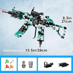 MP5S Pressure Washer Gun with Swivel - 3000 PSI High Pressure Spray Gun with 3/8" Quick Connect Plug Inlet, Foam Cannon Compatible Power Washer Handle for Car, Home & Outdoor Cleaning (Cyan) - Image 2