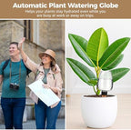 4 Pcs Watering Globes for Plants, 11.8 oz Clear Self-Watering Bulbs with Slow Release Terracotta Spikes, Automatic Plant Waterer System for Indoor Pots, Easy Fill Irrigation Globes - Image 3