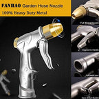 FANHAO Garden Hose Nozzle 100% Heavy Duty Metal - Image 3