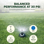 Rain Bird 1802FSPRS Pressure Regulated 2 Inch Pop Up Sprinkler Head 4 Pack - Image 3
