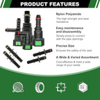 Fuel Line Repair Kit, 46pcs Fuel Line Quick Connect Fittings - Image 3