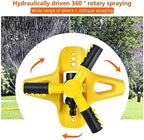 Garden Lawn Sprinkler -Automatic 360 Degree Rotating Yard Large Area Coverage Water Sprinkler Garden Irrigation Supplies (Color : B Yellow 20.5x18x9cm) - Image 6