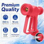 MINGOU Red Rear Entry Soft Wash Gun,350PSI 16GPM 1/2" BSP SS Swivel - Image 2