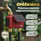 2 Zone WiFi Smart Sprinkler Timer for Garden Hose, Solar Rechargeable Water Timer with Dual Outlet, Brass Inlet & Outlet, No Hub Required, Smart Life App, Alexa & Google Assistant Compatible - Image 5