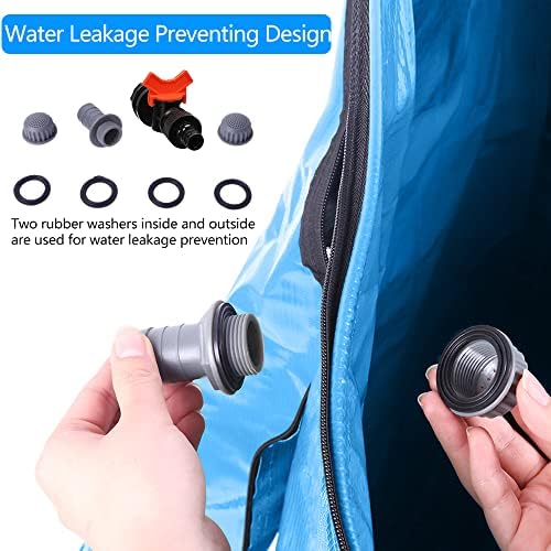 50 Gallon Collapsible Rain Barrel with Spigot and Zippered Top - Image 4
