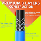 5/8 IN. × 75FT. Heavy Duty Rubber Garden Hose, High Flow 5/8" I.D. Brass Fitting No Memory Durable Heavy Duty Water Hose for Watering, Irrigation, Water Transfer Pump - Image 4