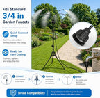 6FT Height Adjustable Standing Mister, Outdoor Misting System, 26FT Hose - Image 4