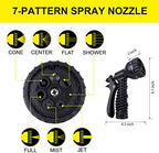 Stainless Steel Garden Hose 75 ft - Metal Water Hose with 2 Nozzles, Lightweight, Tangle Free & Kink Free, Heavy Duty, High Pressure, Flexible, Dog Proof - Image 4