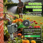 Sprinkler Timer for Garden Hose, Irrigation Water Timer with Rain Delay, Automatic Manual Watering for Lawn Yard Outdoor Drip Irrigation System - Image 6