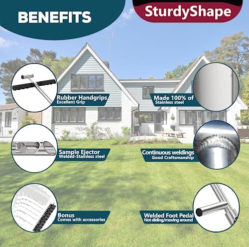 SturdyShape Soil Probe Sampler Kit (40 Inch) - Image 2