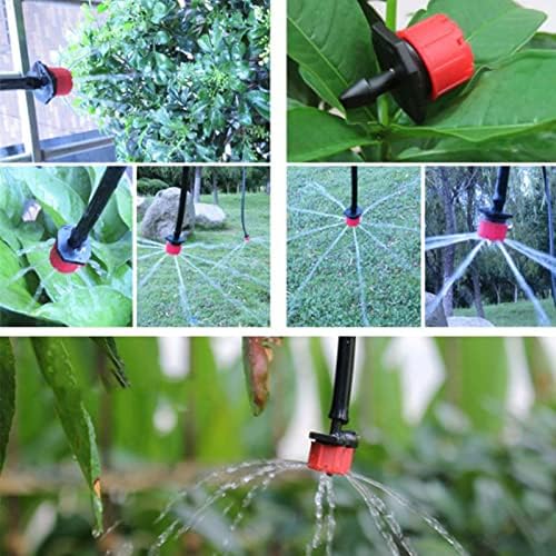 Greenhouse Micro Drip Irrigation Kit, Automatic Irrigation System Patio Misting Plant Watering System, Adjustable Nozzle Emitters Sprinkler Barbed Fittings for Garden, Greenhouse (40M) - Image 4