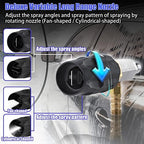 FIXFANS Adjustable Pressure Washer Long Range Nozzle, 15 FT Braid Hose, Downstream Injector Kit for High Power Washer, External Chemical Injection with 1/4 Inch Quick Connector, 3-3.5 GPM - Image 3