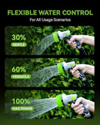 RAINPOINT Full-Metal Garden Hose Nozzle, Heavy Duty Water Hose Nozzle Sprayer With 10 Adjustable Patterns & High Flow,Thumb Control For Flow Adjustment, Ideal For Watering, Washing, Cleaning,Green - Image 5