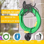 Black Cat Hose Hanger Metal WallMount HeavyDuty 125'5/8"﻿Garden Hose Holder - Image 5