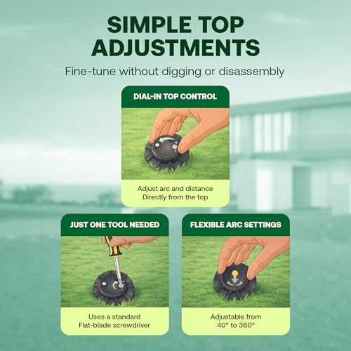 Rain Bird 5000 Heavy Duty Simple Adjust Gear Driven Rotor Sprinkler Head - Image 4
