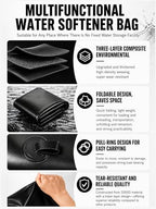 100 Gallon Water Bladder Tank, 2000D PVC Portable Water Storage Bag Black - Image 5