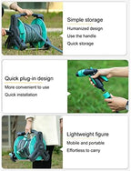 Garden Mobile Hose Reel with Water Pipe, Wall/Floor Mounted Water Hose Holder with Crank Handle, Portable Hose Storage Stand Water Pipe Rack, for Outside Gardening Car Cleaning Watering - Image 4