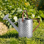 1 Gallon Metal Watering Can for Outdoor Indoor Plants, Galvanized Watering Can with Removable Spray Spout, Ideal for Garden Watering - Image 5