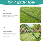 50 FT Soaker Hose for Garden Lawn, Water Saving Sprinkler Hose - Image 2