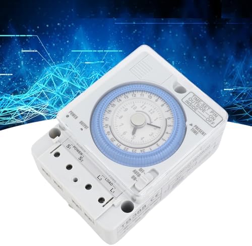 Mechanical Timer Automatic 24 Hours Low Power Consumption Time Switch Water Heaters Breeding 100‑240VAC - Image 5