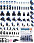 84PCS Quick Connect Air Hose Fitting Kit, Nylon Tubing Air Line by EilxMag